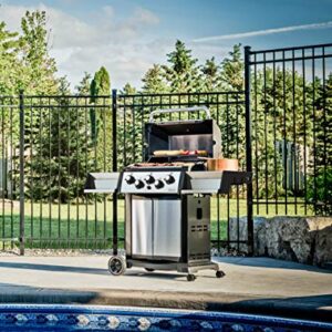 Broil King 946887 Signet 390 Natural Gas Grill, Stainless Steel & Black