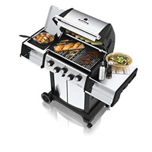 Broil King 946887 Signet 390 Natural Gas Grill, Stainless Steel & Black
