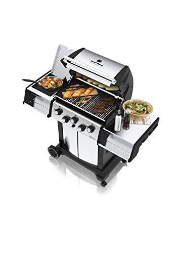 Broil King 946887 Signet 390 Natural Gas Grill, Stainless Steel & Black