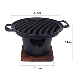 SLATIOM Barbecue Home Smokeless Barbecue Grill Outdoor Barbecue Plate Grilled Outdoor Camping Appliances