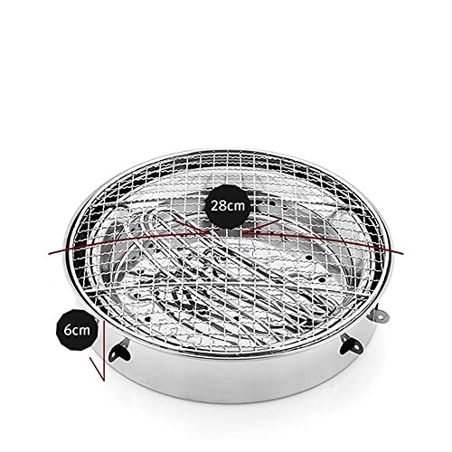 SLATIOM Camping BBQ Equipment Folding Telescopic Small Oven Outdoor Round Picnic Grill Portable Grill