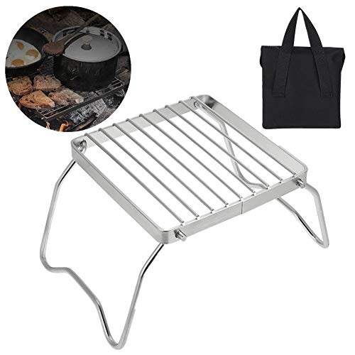 VGEBY Barbecue Grill, Portable Foldable Lightweight Charcoal Grill for Camping Hiking Picnic