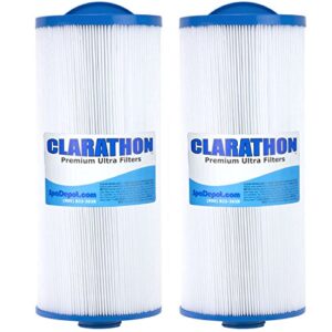 clarathon replacement for jacuzzi j-300 series 6000-383 6540-383 hot tub spa filters, 2-pack