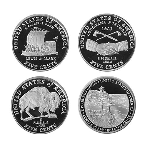 2004-2005 S Proof Westward Journey Nickel Run 4 Coins