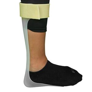 mars wellness ankle foot orthosis support - afo - drop foot support splint left, large