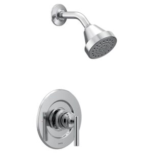 moen gibson chrome posi-temp pressure balancing eco-performance modern shower only trim valve required, t2902ep