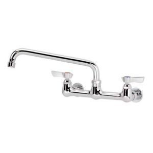 krowne 12-810l low lead faucet splash mounted, 8 centers, 10 swing nozzle nsf by krowne