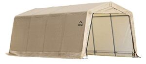 shelterlogic replacement cover kit only no frame-10wx20lx9h peak tan 90582 (5.5oz tan)