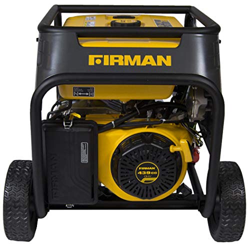 FIRMAN H08051 Dual Fuel Portable Generator, 10,000-Watts Power Generator with Electric Start, 12 Hours of Run Time, 439cc Engine, Versatile and Durable Generator