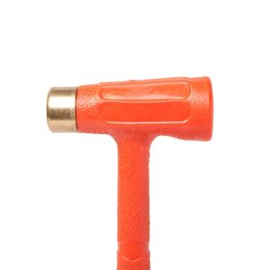 Dead Blow Hammer - 1.5lb Dual Head Brass Tip, TuffMan Tools