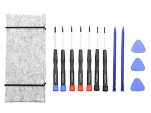 precision screwdriver repair tool kit compatible with macbook pro and macbook air repairing and maintenance (12 pieces)