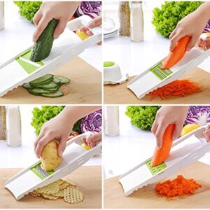 5Pcs/Set Fruit Vegetable Shredder Slicer Shredding Device Multi Function Manual Potato Cutter