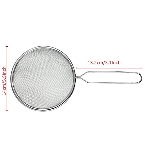 Stainless Steel Fruit Juicer Filter Screen Colander Strainer Soybean Milk Oil Removal Filter Net