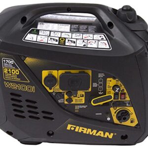 Firman WO1781 Whisper Series 1700/2100 Watt Inverter Generator, Yellow