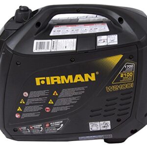 Firman WO1781 Whisper Series 1700/2100 Watt Inverter Generator, Yellow