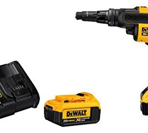 DEWALT 20V MAX* XR Screw Gun with Adjustable Torque and Clutch, Brushless (DCF622M2)