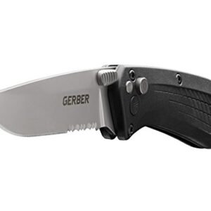 GERBER GEAR US-Assist Assisted Opening Everyday Carry Pocket Knife - 420HC Steel - Serrated Edge [30-001294]