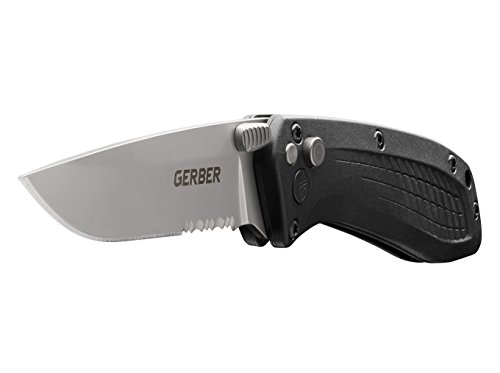 GERBER GEAR US-Assist Assisted Opening Everyday Carry Pocket Knife - 420HC Steel - Serrated Edge [30-001294]