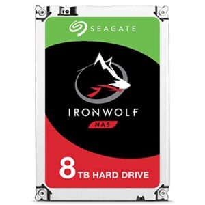 seagate ironwolf 8tb nas internal hard drive hdd – 3.5 inch sata 6gb/s 7200 rpm 256mb cache for raid network attached storage (st8000vn0022),silver