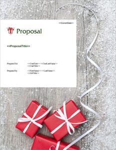 proposal pack seasonal #3 - business proposals, plans, templates, samples and software v20.0