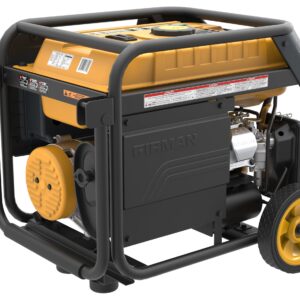 Firman Hybrid Series H03651 3650/4550 Watt Dual Fuel Generator, Yellow