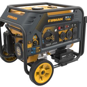 Firman Hybrid Series H03651 3650/4550 Watt Dual Fuel Generator, Yellow