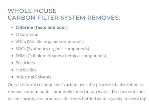 Filtersmart Whole House Water Filter System & Salt Free Water Softener Combo, Filters Chlorine & Sediment Filtration for 1-3 Baths, 12 GPM, 1 Million Gallons