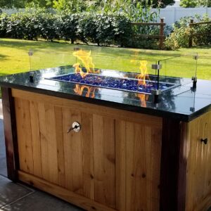 EasyFirePits Lifetime Warranted 316 Stainless Steel Marine Grade Straight Burners (48.00, 48 Inch Straight Burner)