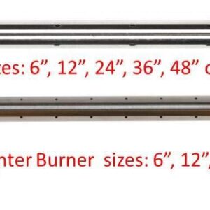 EasyFirePits Lifetime Warranted 316 Stainless Steel Marine Grade Straight Burners (48.00, 48 Inch Straight Burner)