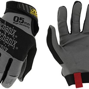 Mechanix Wear: Specialty 0.5mm High-Dexterity Work Gloves (Large, Black/Grey)