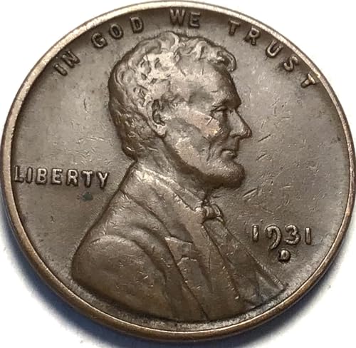 1931 D Lincoln Wheat Cent Penny Seller About Uncirculated