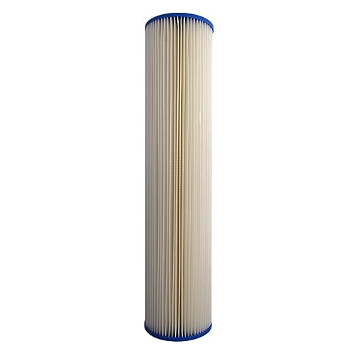 Tier1 50 Micron 20 Inch x 4.5 Inch | Pleated Cellulose Whole House Sediment Water Filter Replacement Cartridge | Compatible with Pentek ECP50-BB, 4PAY5, 255496-43, Home Water Filter