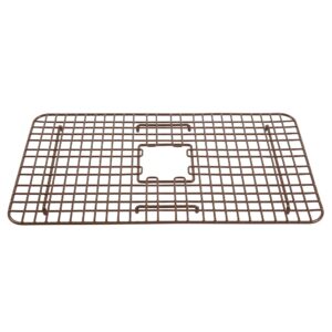 sinksense wren 27" x 15" kitchen sink bottom grid, antique brown