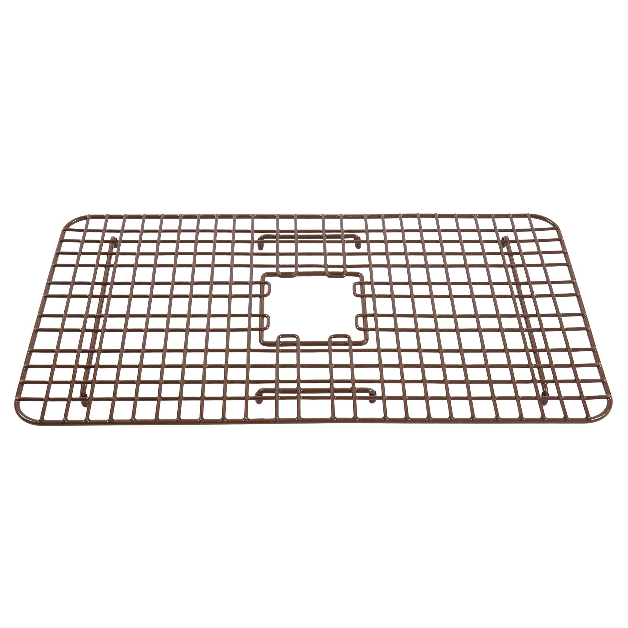 SinkSense Wren 27" x 15" Kitchen Sink Bottom Grid, Antique Brown