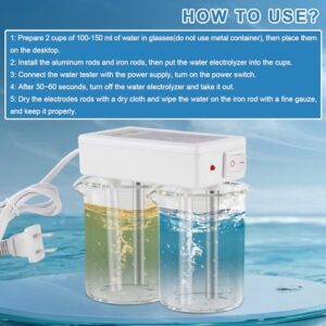 Water Electrolyzer Quick Water Quality Tester Electrolysis Testing Equipment