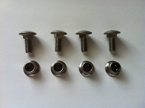 4 Pack - Stainless Steel Replacement Nuts/Bolts for 712-04063 / 710-0451