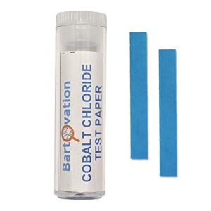 cobalt chloride test paper [vial of 100 strips] for water, moisture and humidity detection