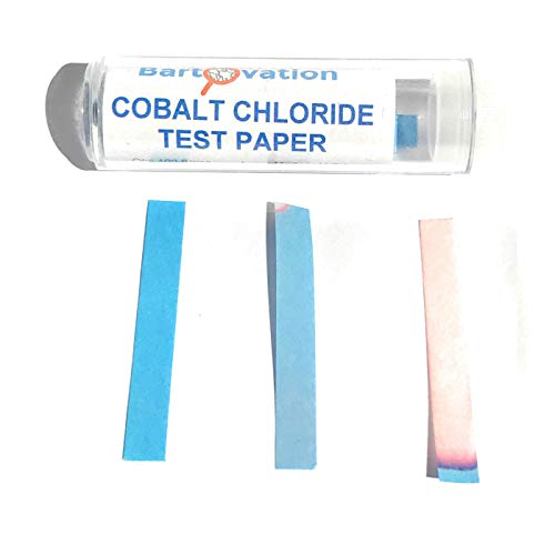 Cobalt Chloride Test Paper [Vial of 100 Strips] for Water, Moisture and Humidity Detection