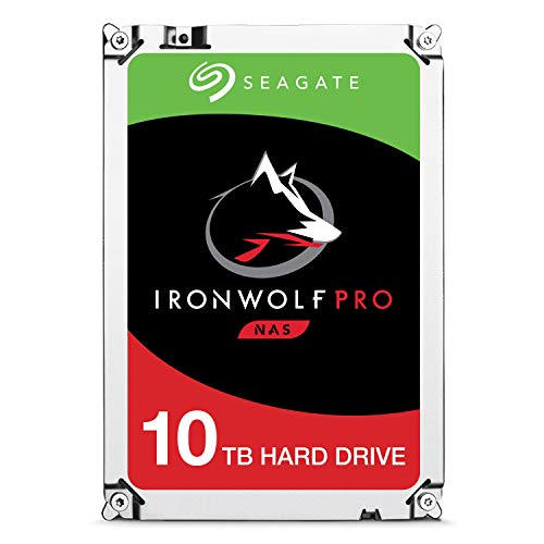 Seagate IronWolf Pro 10Tb NAS Internal Hard Drive HDD – 3.5 Inch Sata 6GB/S 7200 RPM 256MB Cache for Raid Network Attached Storage, Data Recovery Rescue Service (ST10000NE0004)