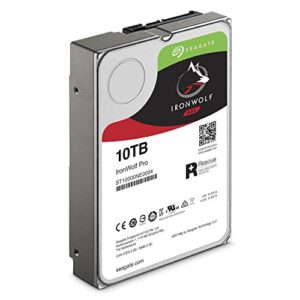 Seagate IronWolf Pro 10Tb NAS Internal Hard Drive HDD – 3.5 Inch Sata 6GB/S 7200 RPM 256MB Cache for Raid Network Attached Storage, Data Recovery Rescue Service (ST10000NE0004)