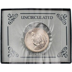 1982 s us commemorative uncirculated silver half dollar george washington 50c ogp us mint (1/2) proof dcam us mint