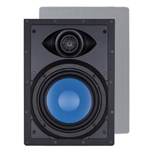 inwalltech tm6w 250 watts in-wall speakers (pair, white)