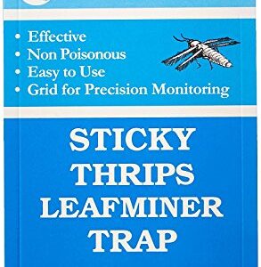 Sticky Thrips Leafminer Traps (15 pcs) and Yellow Sticky Aphid Whitefly Traps (15pcs)