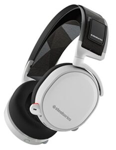 steelseries arctis 7 legacy edition, lag-free wireless gaming headset, dts 7.1 surround for pc, pc/mac/playstation 4/mobile/vr - white