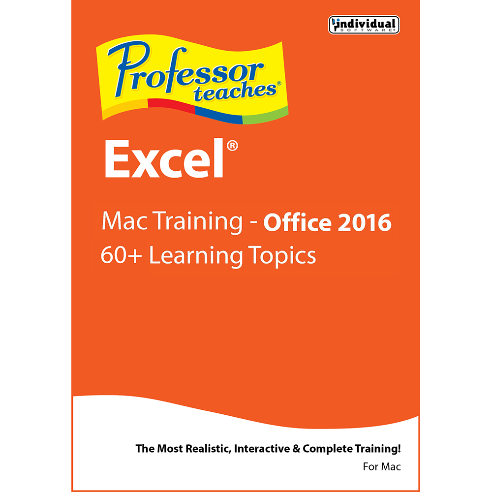 Professor Teaches Excel 2016 - Mac [Download]