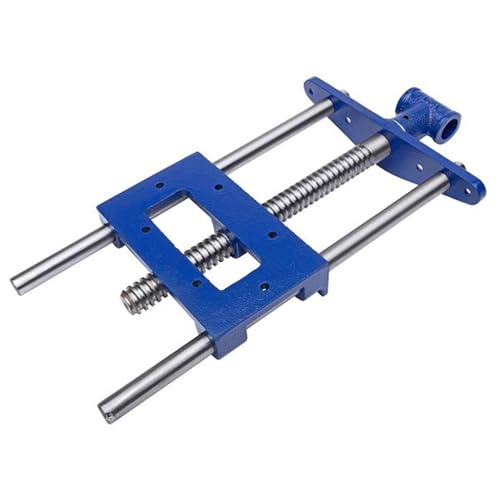 Yost Vises F9WW Front Vise | 9 Inch Woodworking Vise with guide bars | Blue