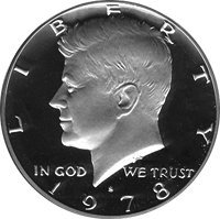 1978 s gem proof kennedy half dollar us coin half dollar uncirculated us mint