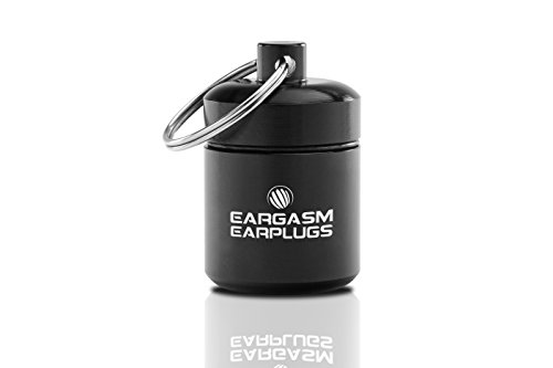 Eargasm Earplugs Carrying Case Great for Earplugs and Pills - Black