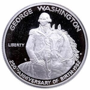 1982 s us commemorative proof silver half dollar george washington 50c ogp us mint (1/2) proof dcam us mint