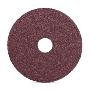 bha aluminum oxide resin fiber sanding and grinding discs, 5” x 7/8”, 24 grit - 25 pack
